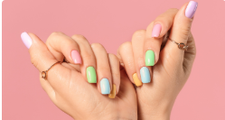 Gel Polish Hands (File, Buff and Polish)  (F)