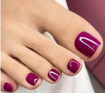 Gel Polish with Cuticle Work (Feet) (F)