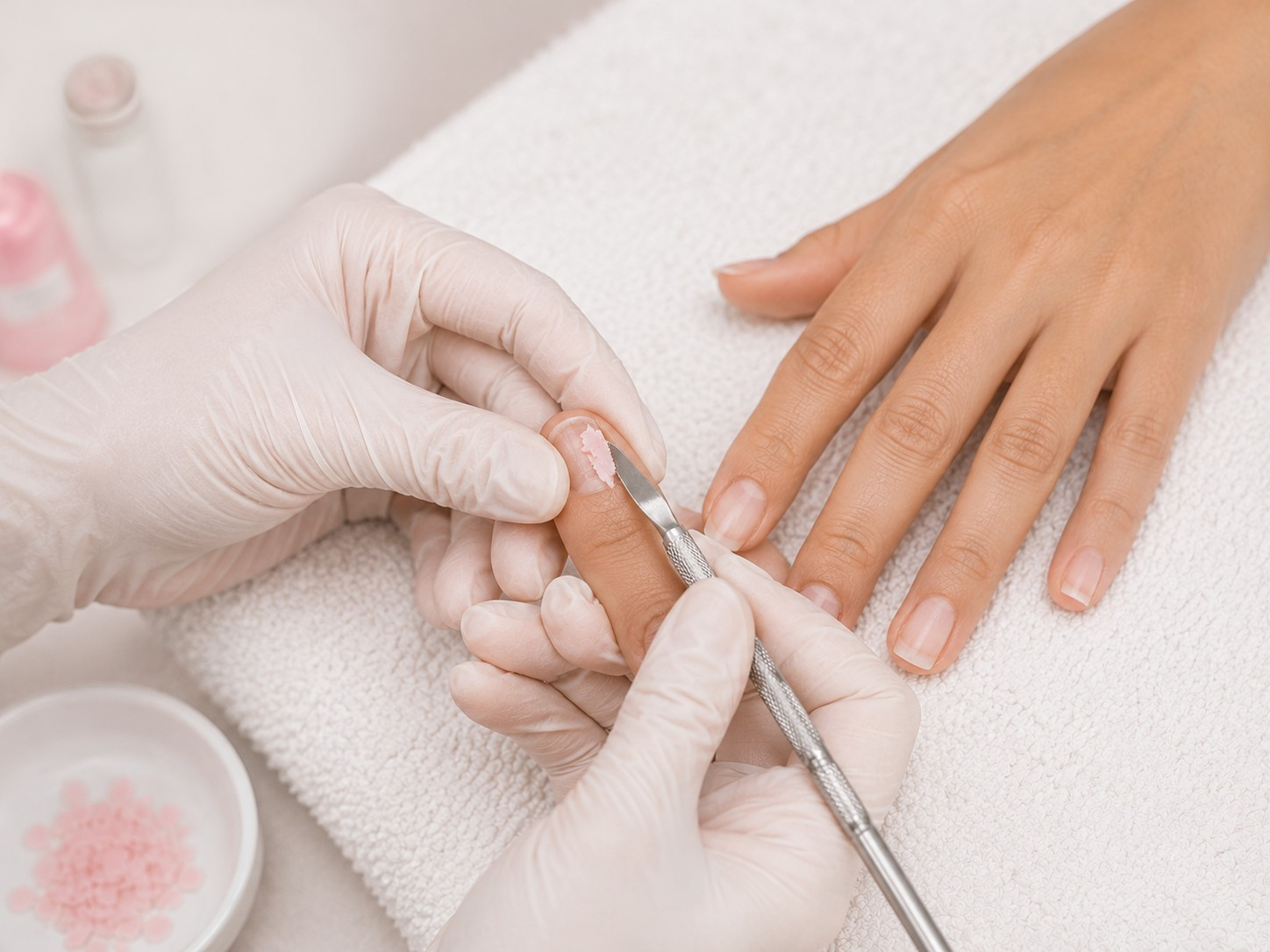 Gel Removal Hands