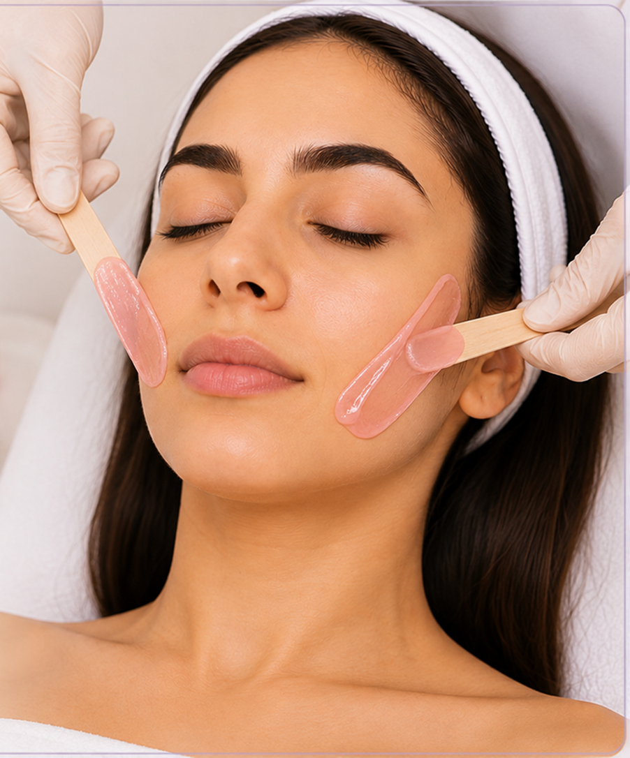 Sides of Face (Hot Wax) (F)