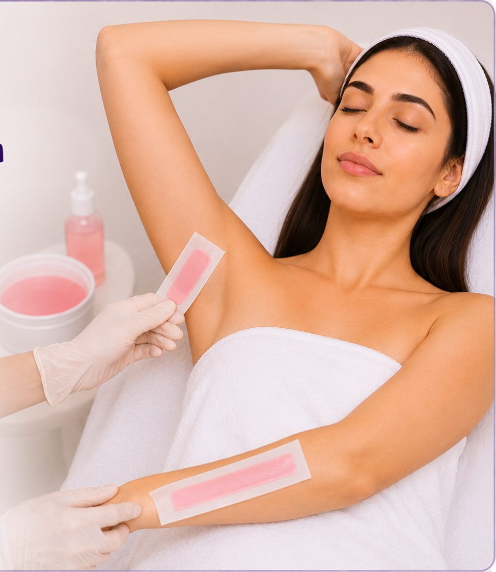 Full arms with Underarms (Strip Wax) (F)
