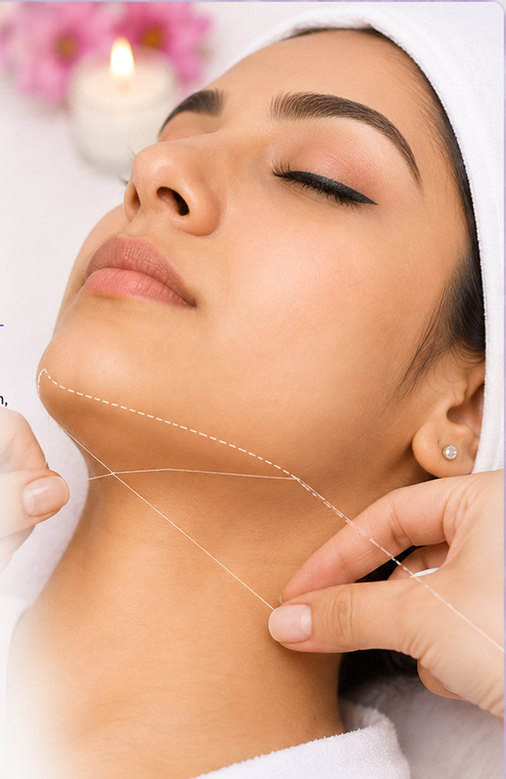 Extended Chin (Threading )