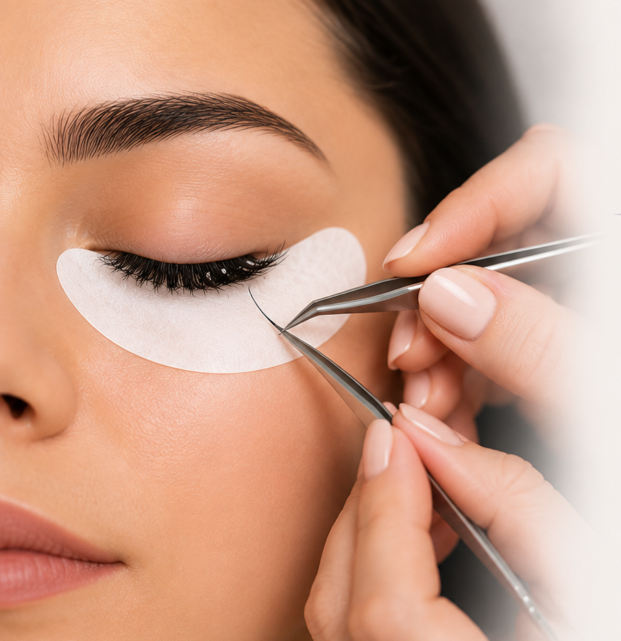 Single Eyelash Extension Patch Test